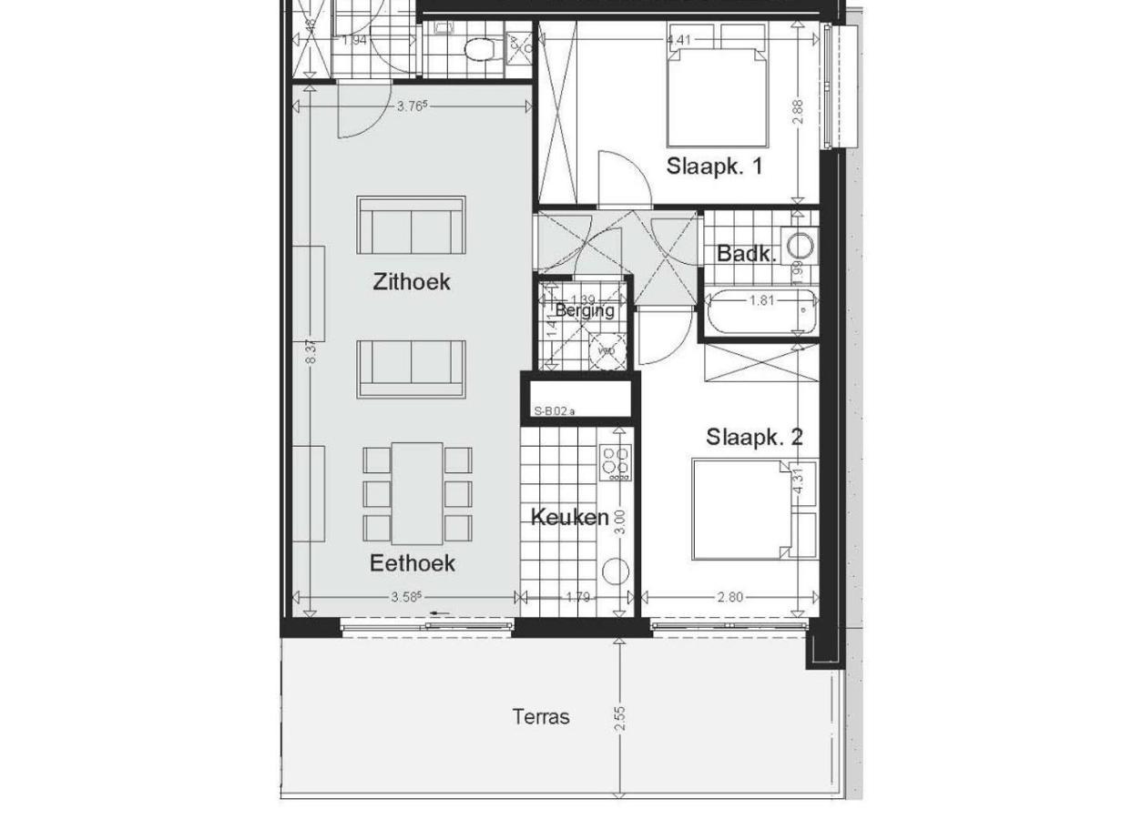 Shs Homes-Luxe Highrise, 2 Bedrooms, Kitchen, Free Parking, Stunning View, Large Tarrasse, Workspace Хасселт Экстерьер фото